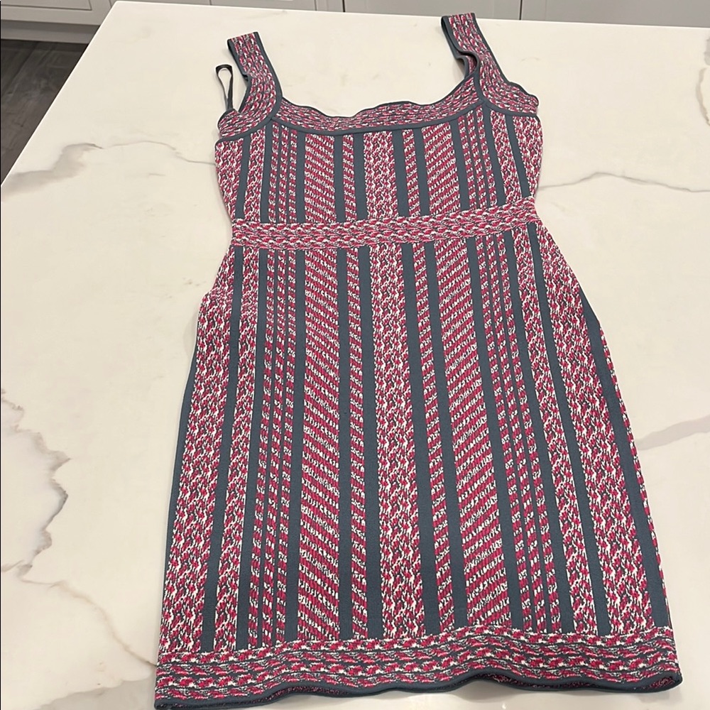 BCBG Elegant Patterned Dress